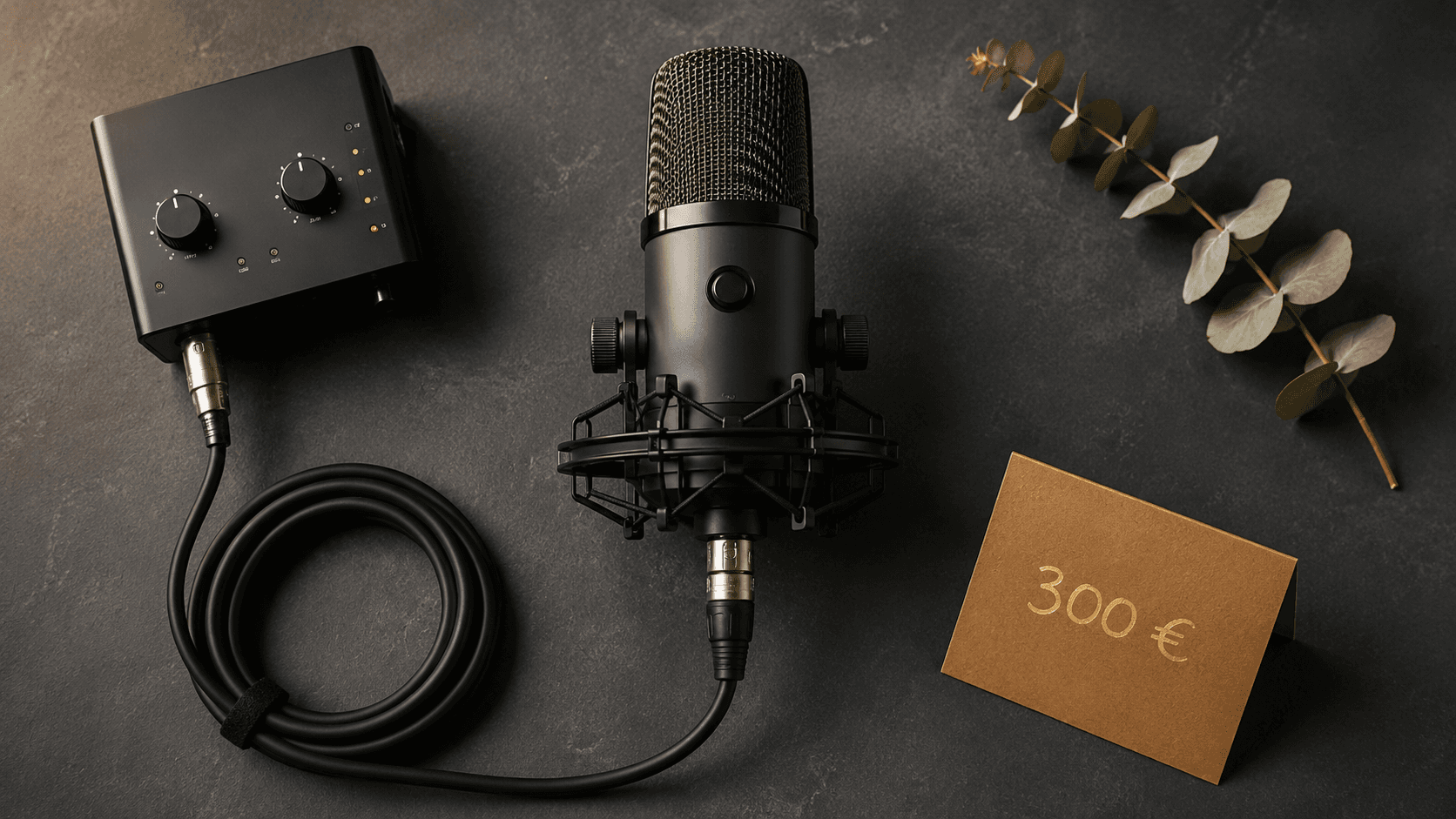 Setup podcast complet à 300€ en 2026 — Micro, Interface et Accessoires